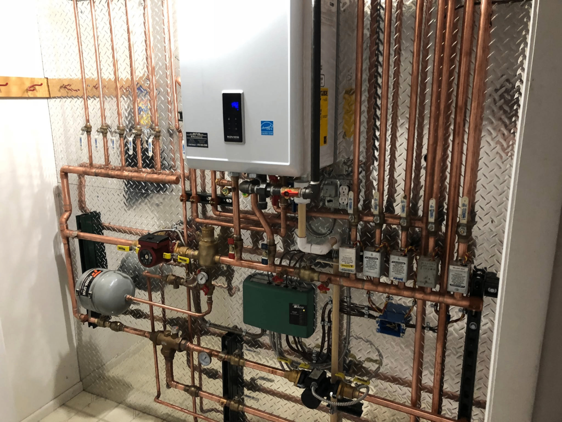 Snowmelt and radiant heat manifold by DM Mechanical